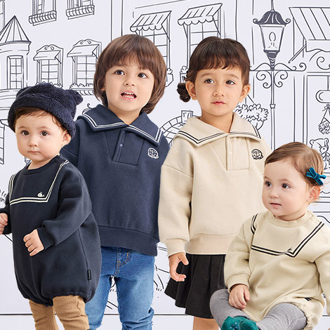 ベビー＆キッズでお揃いコーデ