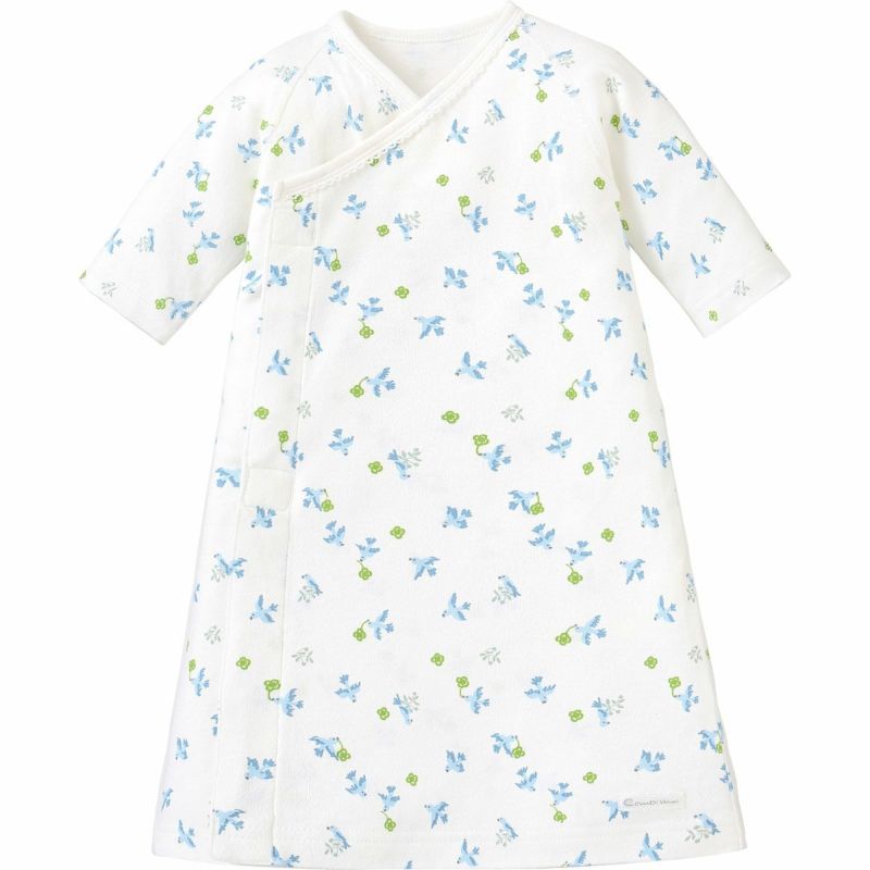 「ラップドレス（しあわせの青い鳥）」ブルー