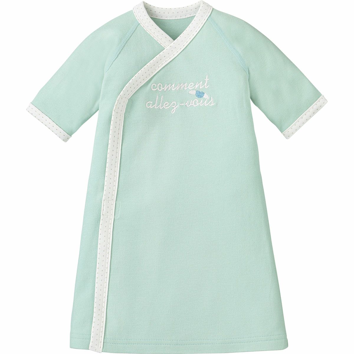 「ラップドレス（メッセージモチーフ）」グリーン