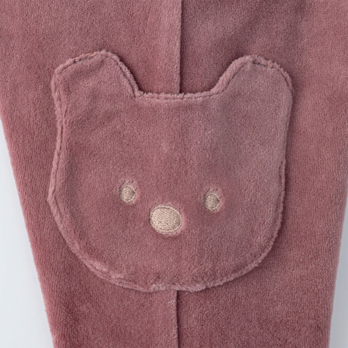 両サイドのくまフェイスポケット