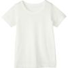 さらさらキープ半袖Tシャツ（メッシュ）：オフホワイト
