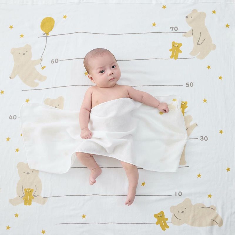 沐浴ガーゼタオル（ゆるくま）【新生児】 | コンビミニ公式ストア